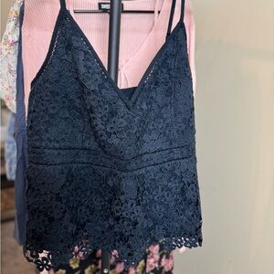 Abercrombie & Fitch Navy blouse